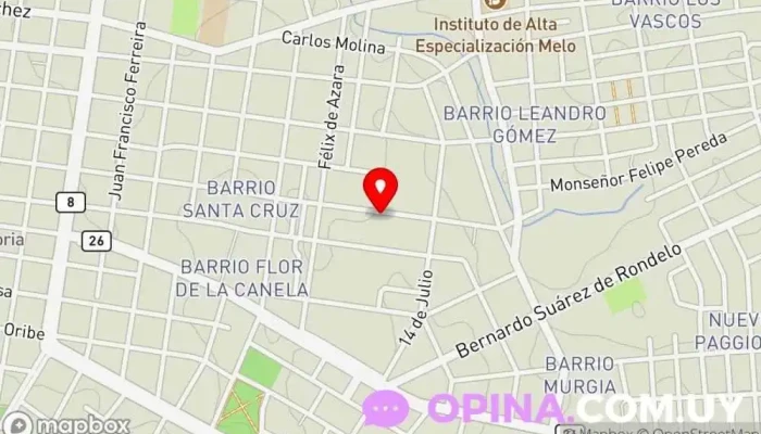 mapa de Papelería Lo de Mary Papelería en Melo