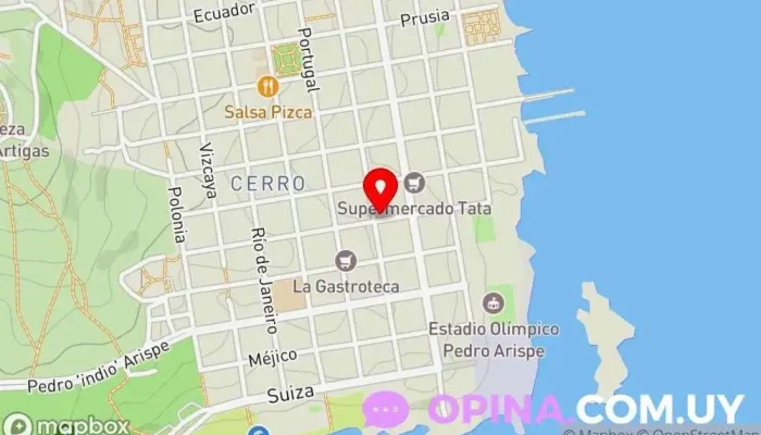 mapa de Papelería Los Monitos Papelería en Montevideo