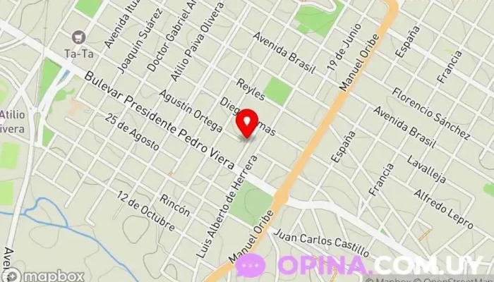 mapa de Papeleria Maya Papelería en Rivera