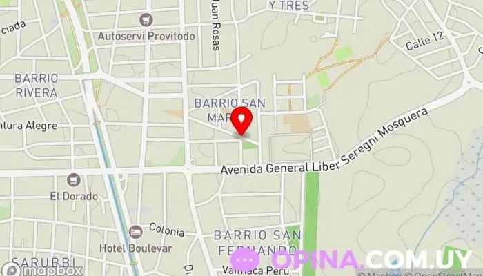 mapa de Papeleria Mi Sueño Papelería, Tienda de artesanías en Maldonado