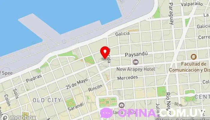 mapa de Papelería Montevideo Imprenta en Montevideo