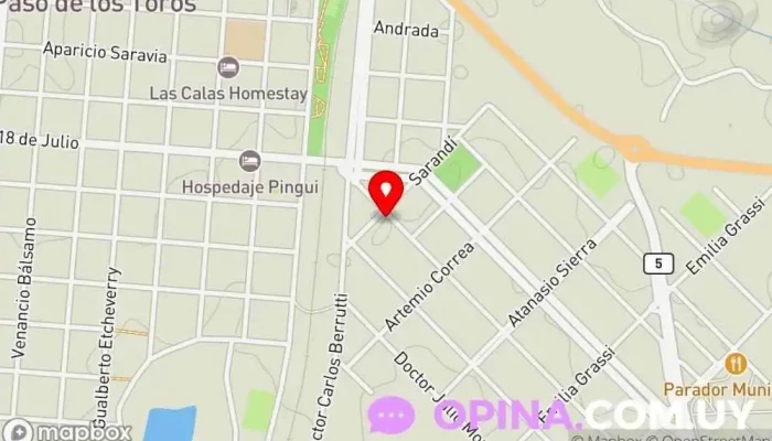 mapa de Papeleria Noe Tienda de artesanías en Paso de los Toros