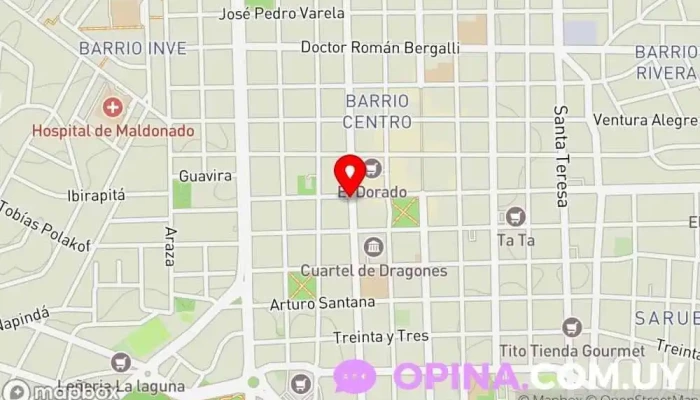 mapa de PAPELERIA OUTSIDE Papelería en Maldonado