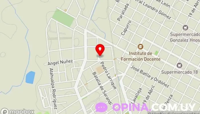 mapa de Papelería PATITAS Papelería en Durazno