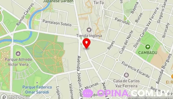 mapa de Papelería Prado Papelería en Montevideo