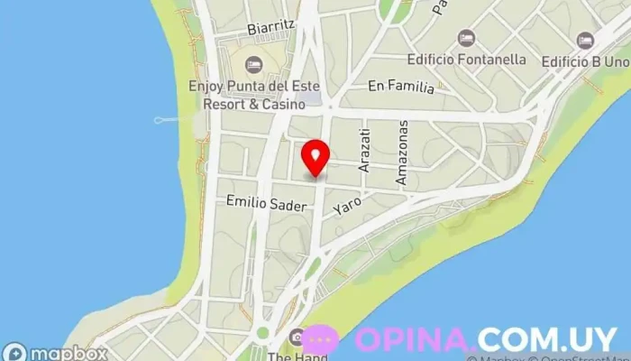 mapa de Papelería Punta 2 Tienda de artesanías en Punta del Este