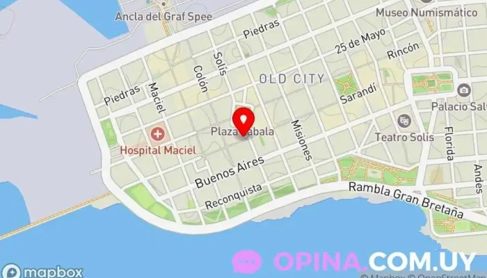 mapa de Papelería Sarandí Tienda de artículos para el hogar en Montevideo