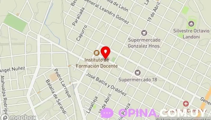 mapa de Papeleria Teo´s Papelería en Durazno