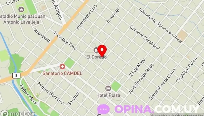 mapa de Papelería Trini Papelería en Minas