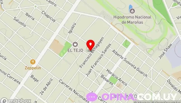 mapa de Papeleria. Y kiosco. 2 monedas Papelería en Montevideo