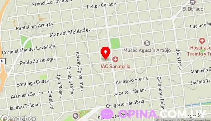 mapa de Papeleria y Regaleria 33 Tienda de regalos en Treinta y Tres