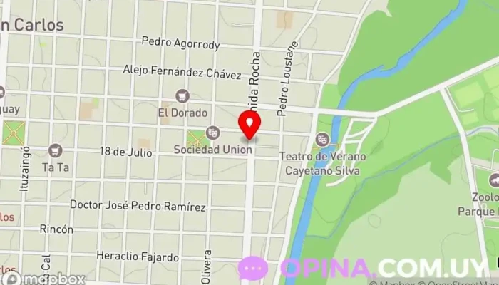 mapa de Papelería y Regaleria JC Papelería en San Carlos