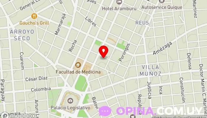 mapa de Papelivia Papelería en Montevideo