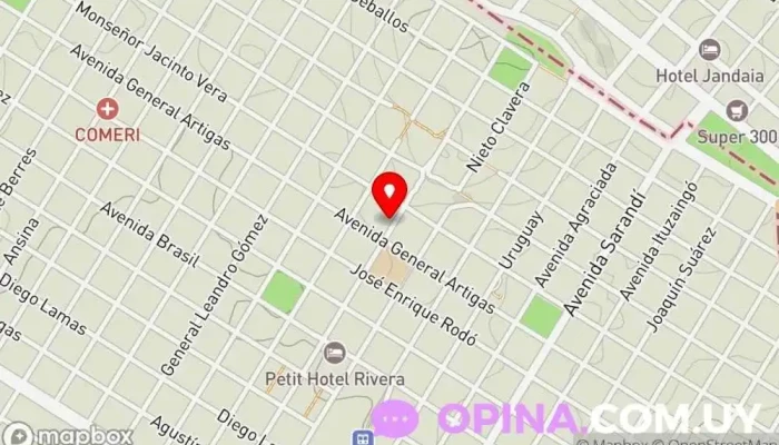 mapa de Papelko's Papelería en Rivera