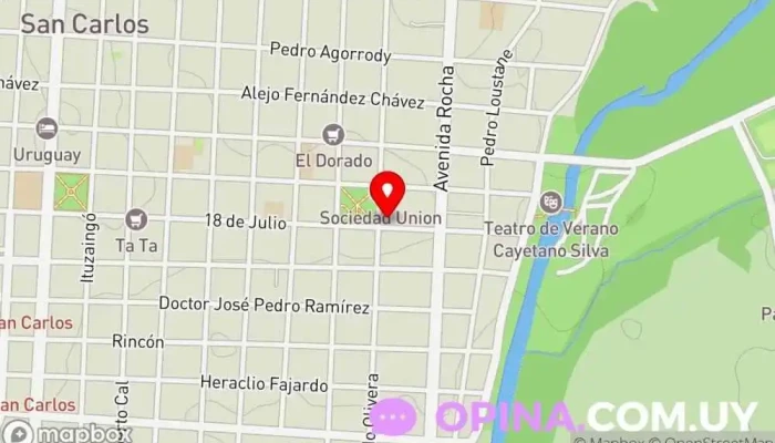 mapa de Papeluxe Papelería Papelería en San Carlos