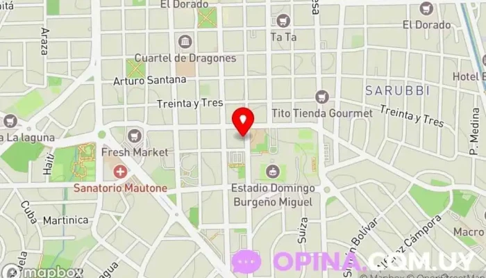 mapa de PaperPack Bolsas de Papel & Packaging - Acuña de Figueroa y 3 de Febrero - Maldonado Fábrica de bolsas de papel en Maldonado