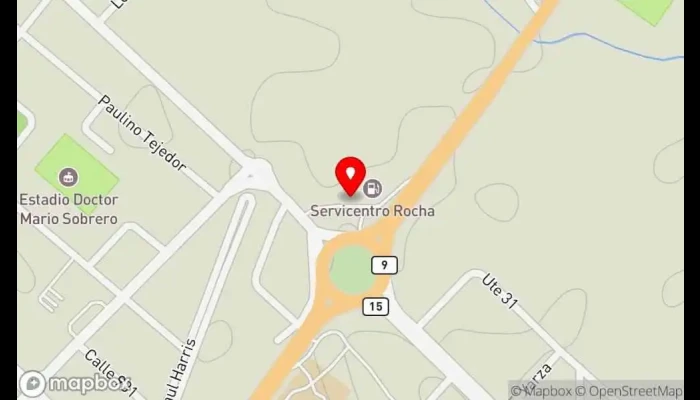 mapa de Parador María Esther Restaurante de comida rápida en Rocha