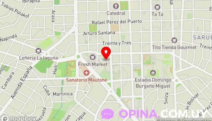 mapa de PARADOR Propiedades Agencia inmobiliaria en Maldonado