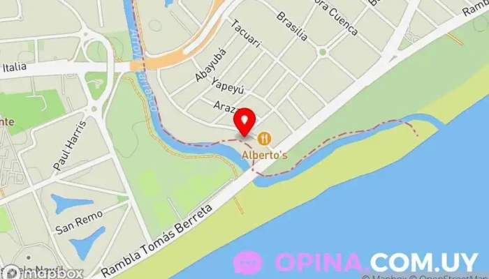 mapa de Parque de Calistenia Gimnasio en Barra de Carrasco