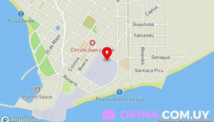 mapa de Parque Industrial de Juan Lacaze  en Juan L. Lacaze