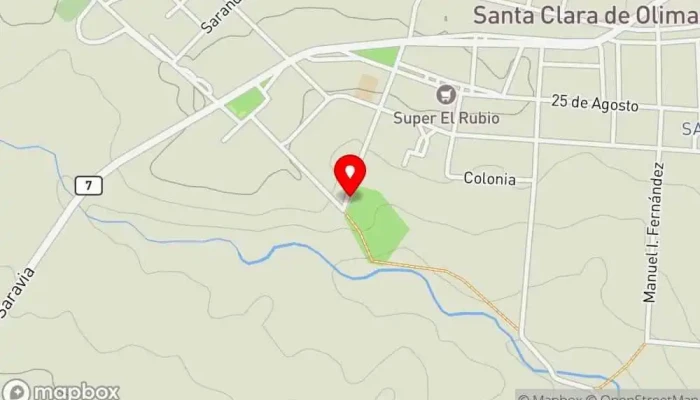 mapa de Parque Nacientes del Olimar Parque en Santa Clara De Olimar