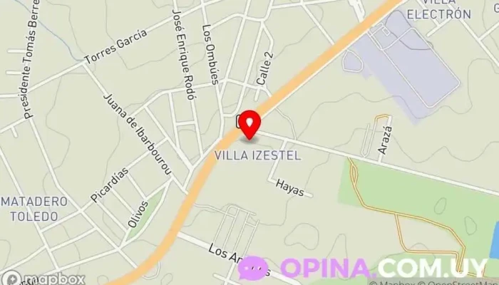 mapa de Parqueadero Agencia de alquiler de autocaravanas en Barros Blancos