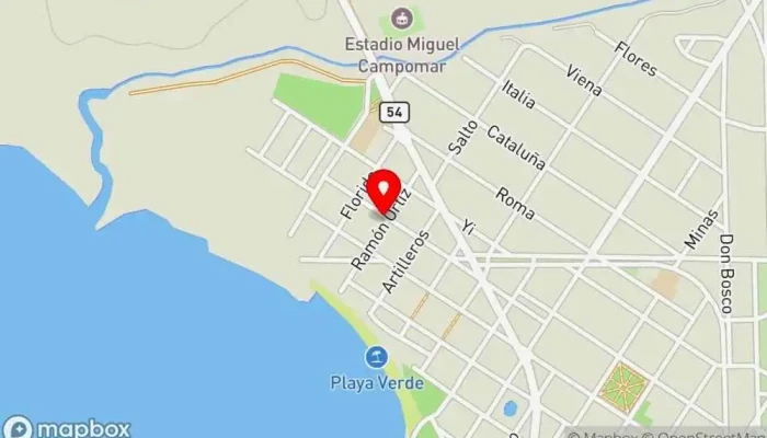 mapa de Parrillada Cholo Parrilla en Juan L. Lacaze