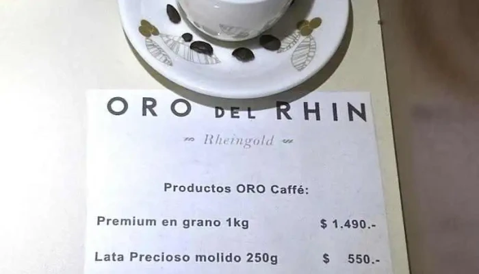 Pasteleria Oro Del Rhin Menu - Montevideo