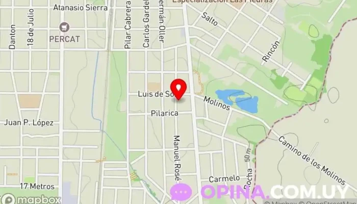 mapa de Pastosos2  en Las Piedras