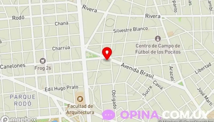 mapa de Patricia Quartino Negocios Inmobiliarios Agencia inmobiliaria en Montevideo