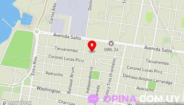 mapa de Paysandú Medicina China Clínica china en Paysandú