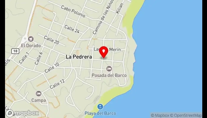 mapa de Pedras parrilla Parrilla en La Pedrera