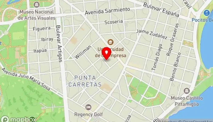 mapa de PEIXE PRETO SUSHI BAR Restaurante, Restaurante de sushi en Montevideo