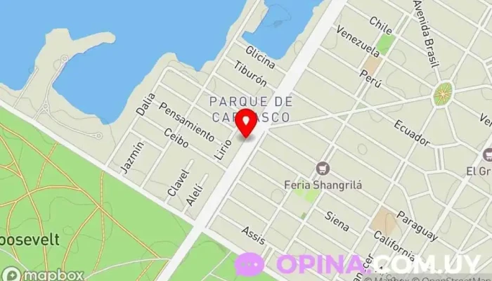 mapa de Pelozero, Clínica Cosmiátrica Centro de depilación láser en Canelones