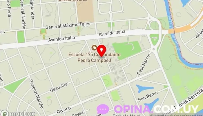 mapa de Perfil GYM Carrasco Gimnasio en Montevideo