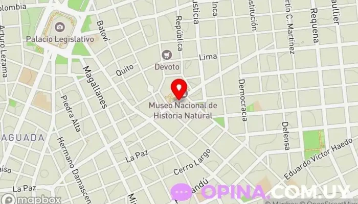 mapa de PERLYNA AUTOADHESIVOS Comercio en Montevideo