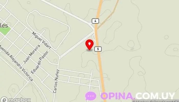 mapa de Persistir SAS Establecimiento de venta de madera en Carlos Reyles