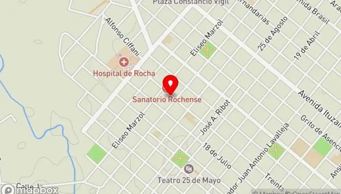 mapa de Pertutti Restaurante en Rocha