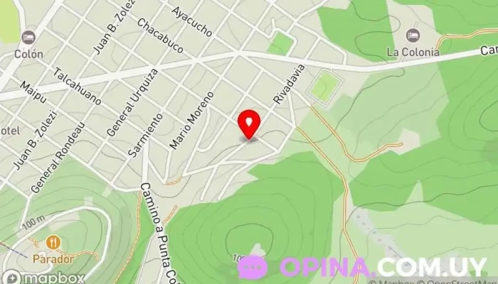 mapa de Pilates, Lamorada Escuela en Piriápolis