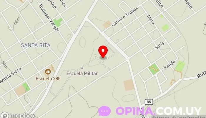 mapa de Piscina Escuela Militar Piscina cubierta en Toledo