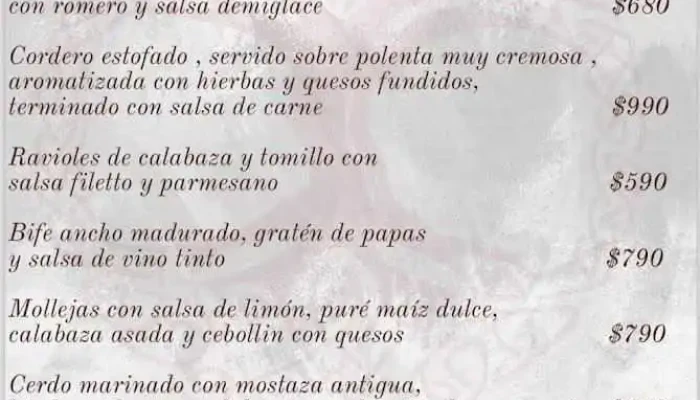 Pistatxofusion Menu - Montevideo