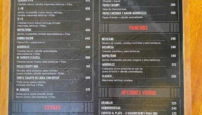 Pitu Burgers -  Piriapolis Menu - Piriápolis
