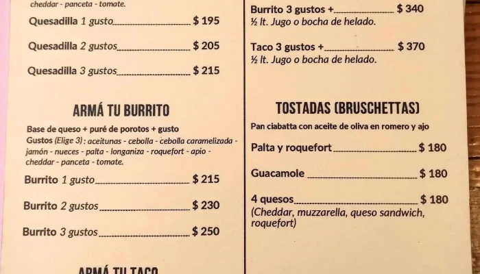 Piwo Helados -  Menu - Montevideo