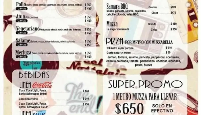 Pizza Privet -  Menu - Piriápolis