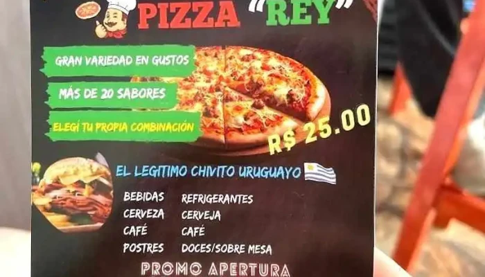 Pizza Rey -  Menu - Chui