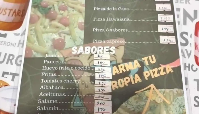 Pizza Steve -  Menu - Paso de los Toros