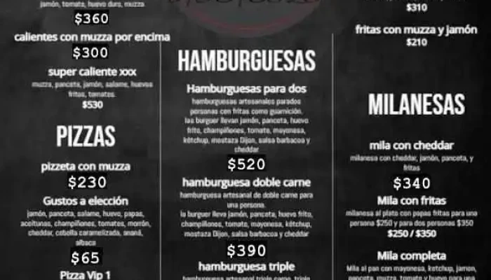 Pizza Vip -  Menu - Casarino