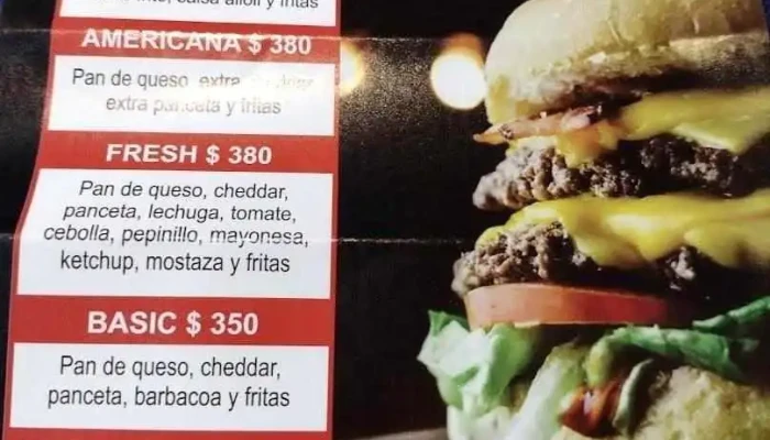 Pizzeria Lo De Gonza -  Menu - Montevideo