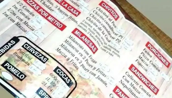 Pizzeria Los Tios Menu - Ciudad del Plata