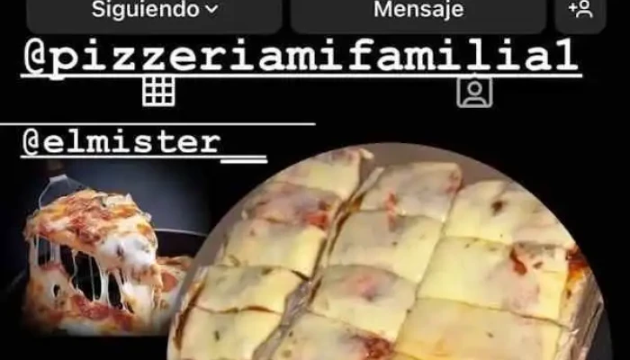 Pizzeria Mi Familia -  Menu - Montevideo